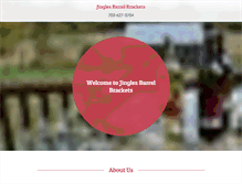 Tablet Screenshot of jinglesbarrelbrackets.com